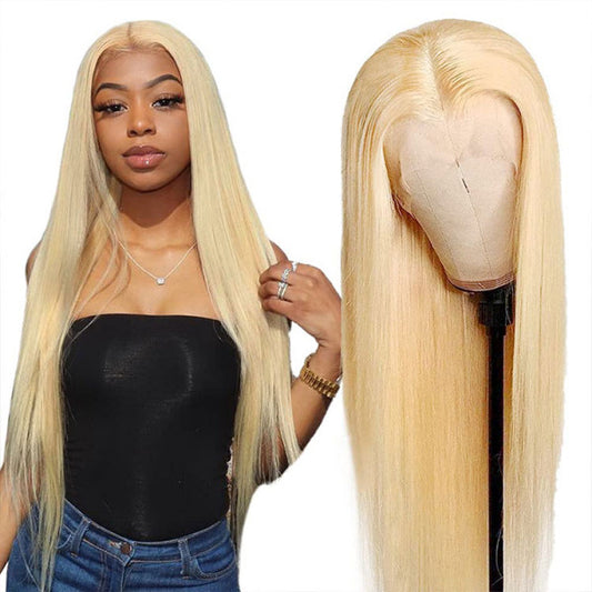 613 Blonde Wig Lace Front Human Hair Wigs Virgin Hair Straight Lace Front Wigs