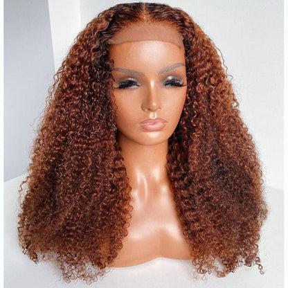 Kinky Curly 5X5 Lace Closure Wig