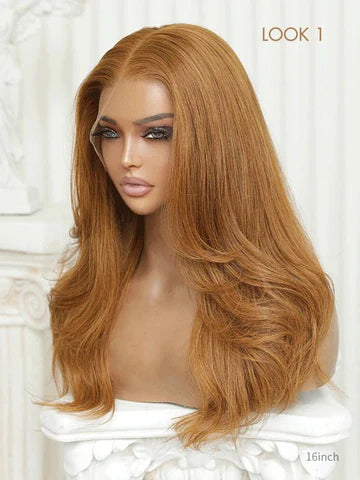 Copper Auburn Hair Glueless Wig