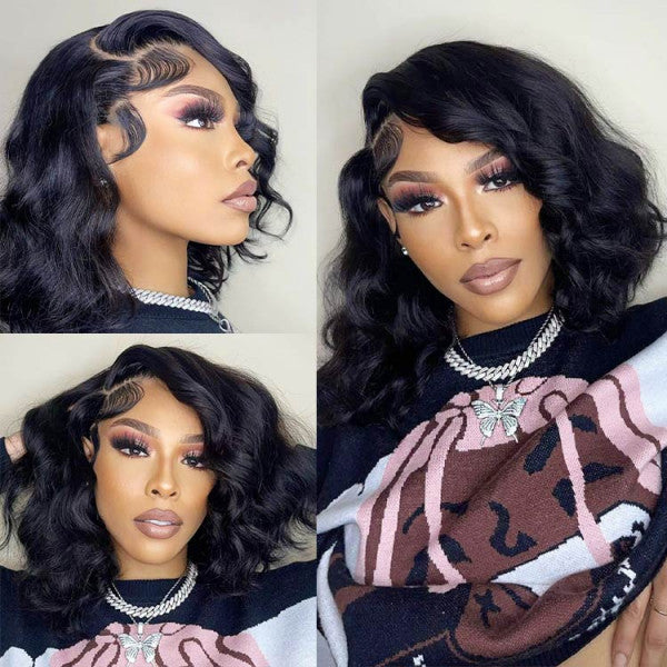 Gorgeous Loose Body Wave Short Cut Lace Closure Wig