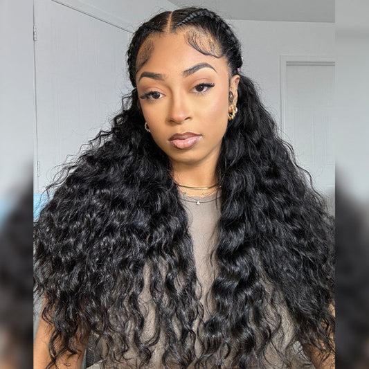 Ready & Go Wigs Loose Deep Braided HD Lace Front Wigs Pre-Everything Glueless Braided Wig Human Hair