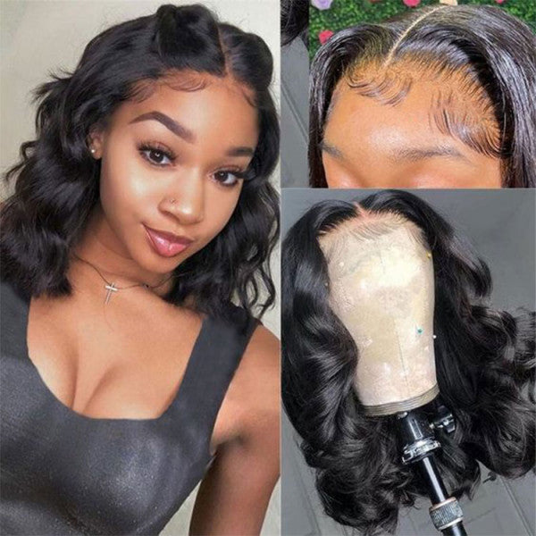 Gorgeous Loose Body Wave Short Cut Lace Closure Wig